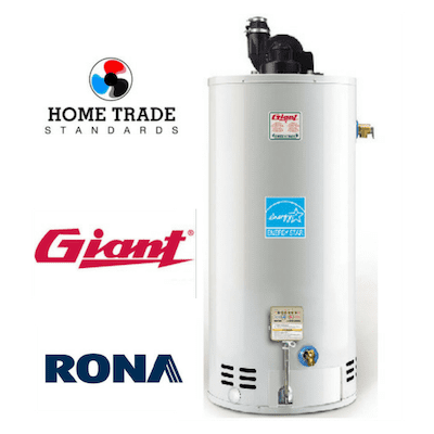 Chauffe-eau au gaz naturel Giant 40 000 BTU 50 gal 25.5 po UG50-40LFPV2-N2U