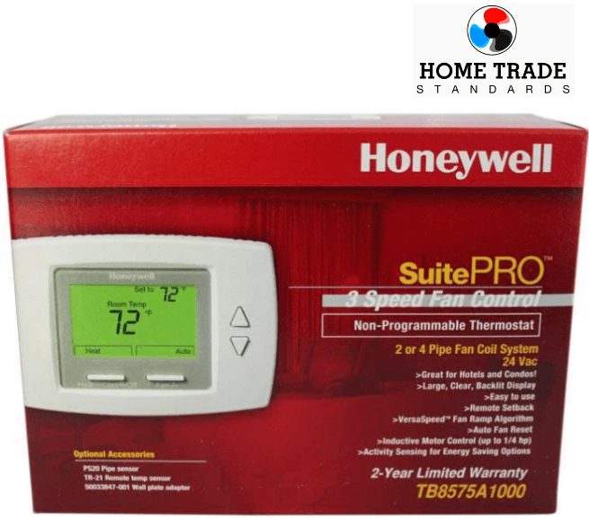 Condo Fan Coil Thermostat | 120V & 24V Honeywell TB8575A1000