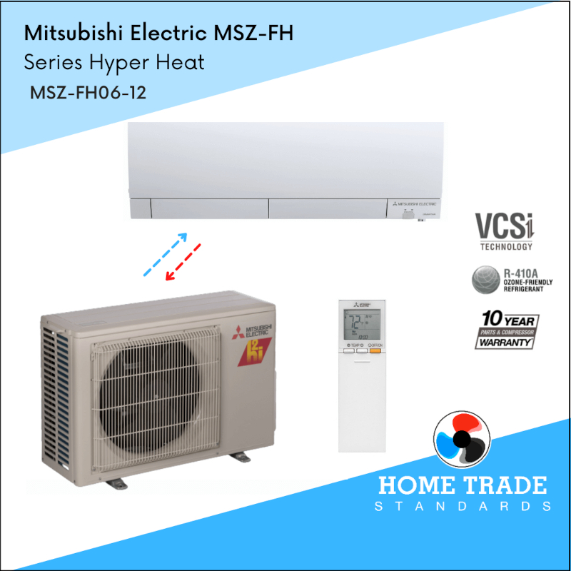 Mitsubishi-MSZ-FH-Large-Series-Hyper-Heat-Ductless-Installation-Replacement-Toronto-Services