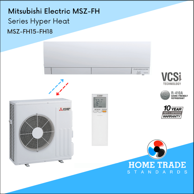 Mitsubishi-MSZ-FH-Large-Series-Hyper-Heat-Ductless-Installation-Replacement-Toronto-Services