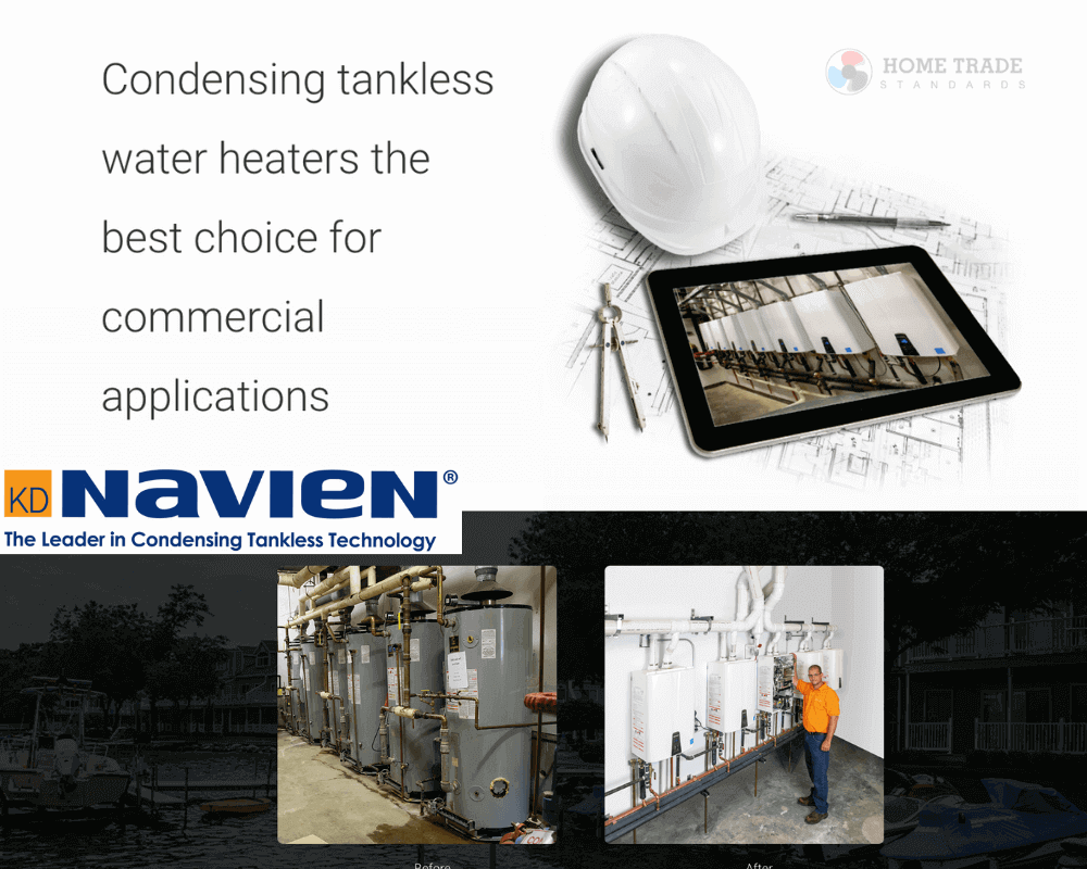 Commercial boiler solutions by leaders in condensing technology Navien.