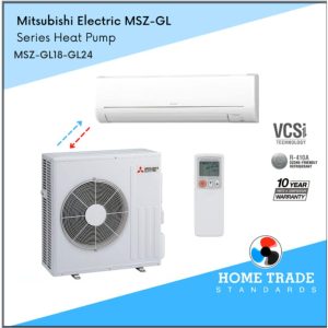 Mitsubishi MSZ-GL09 - MSZ-GL24 Series Air Conditioner & Heat Pump