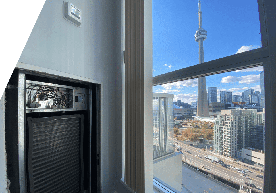 Condo Heat Pump Repair Job in Toronto